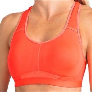 Athleta Hullabraloo Pink Coral Sport Bra